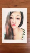 《鑫義手繪》各種照片人物彩鉛手繪