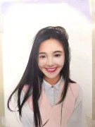 《鑫義手繪》各種照片人物彩鉛手繪
