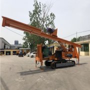 廠家直銷履帶多功能長螺旋打樁機  拉森鋼板引孔機  cfg打