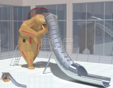 藍迪熊 不銹鋼滑梯生產廠家 專業游樂設備定制廠家