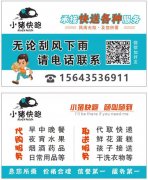 小豬快跑 承接各種快送服務